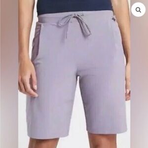 Athleta Women's violet Venture Bermuda Drawstring Shorts